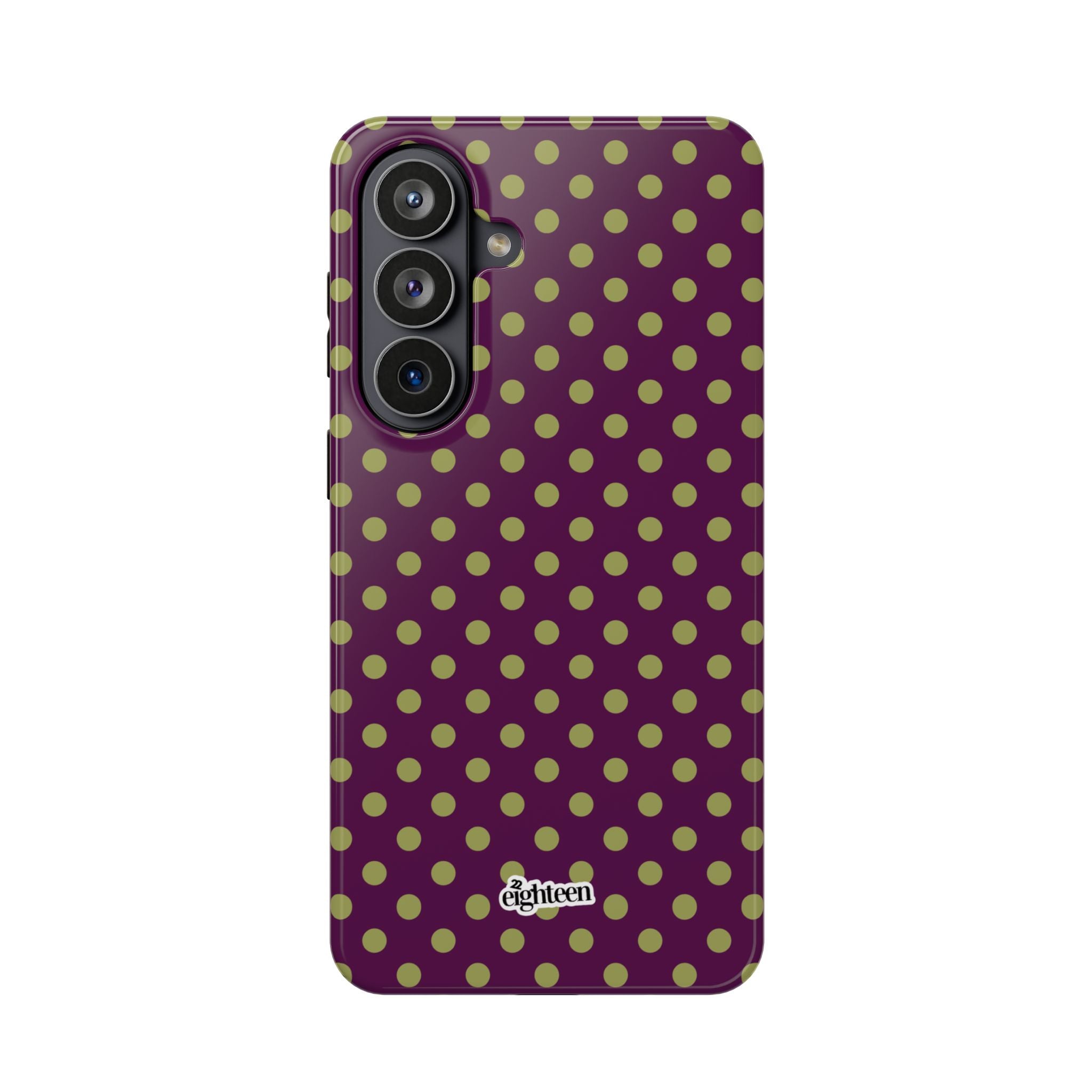 Deep Burgundy & Acacia Dot Theory MagSafe Phone Case