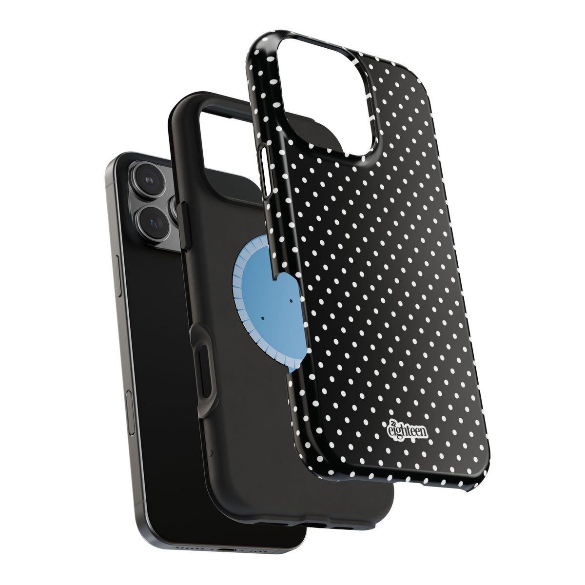 Black Dotty MagSafe Phone Case