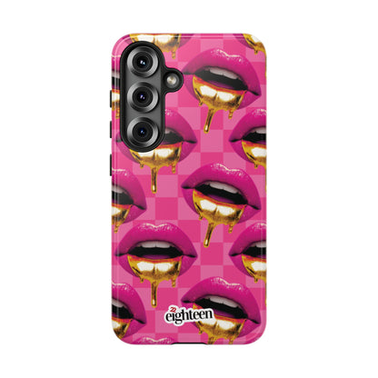 Pink Ms Pouty Tough Phone Case