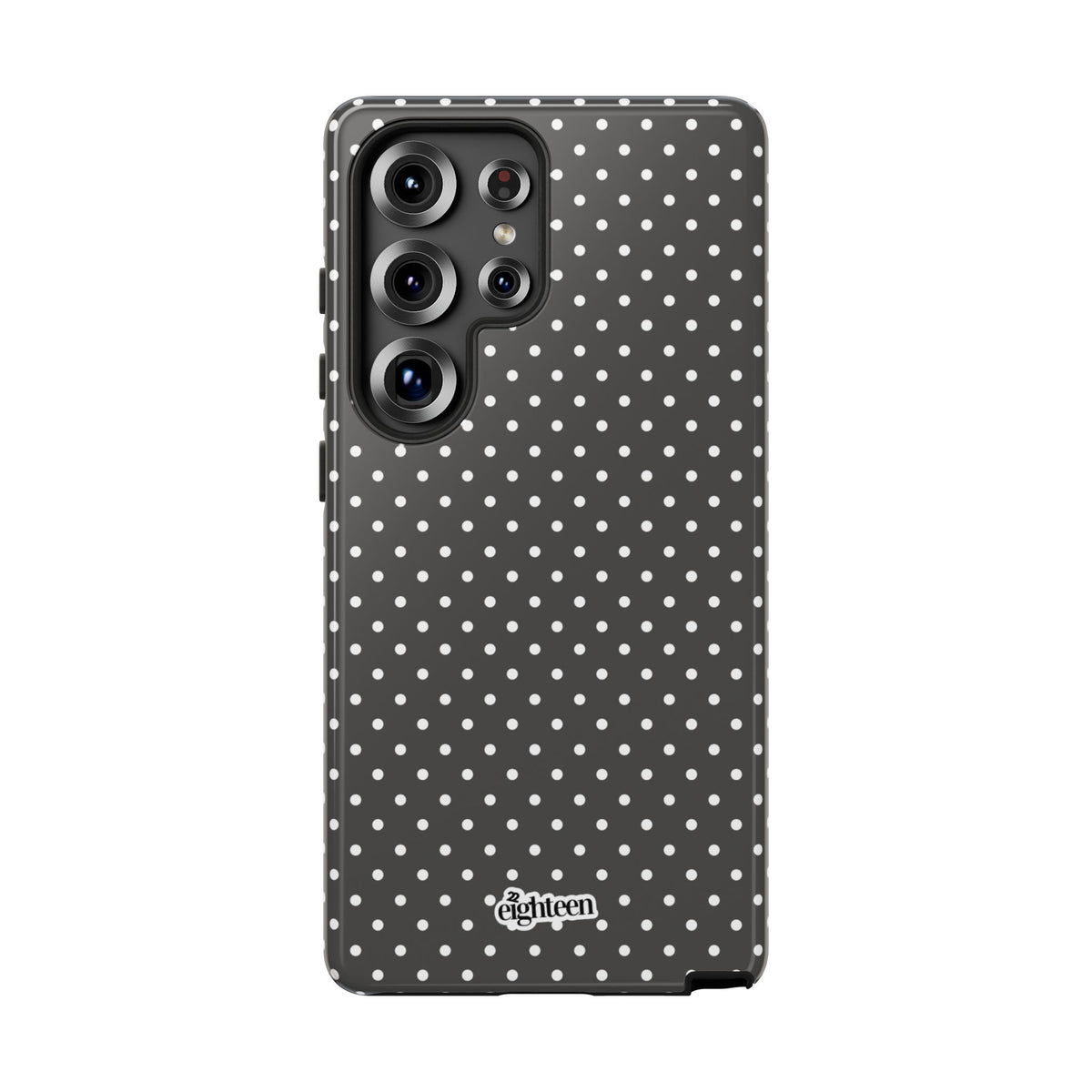 Charcoal Dotty Phone Case