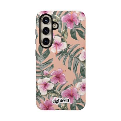 Hibiscus Haze Tough Phone Case