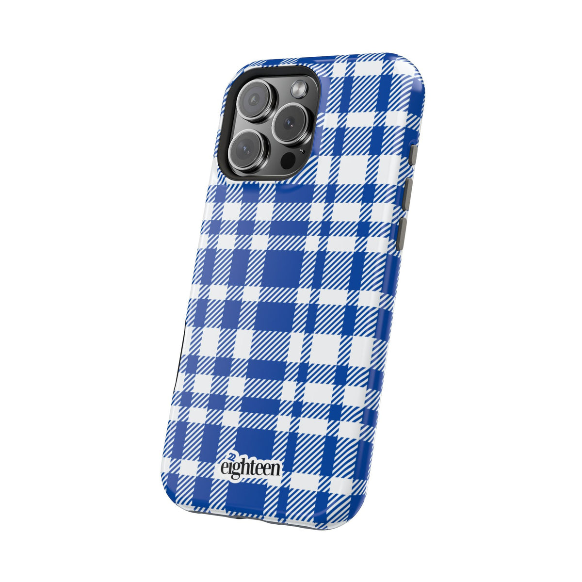 Royal Blue & White Interlude MagSafe Phone Case