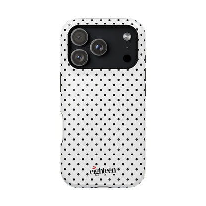 White Dotty MagSafe Tough Case