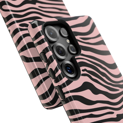 Pink Saharan Stripe Tough Phone Case