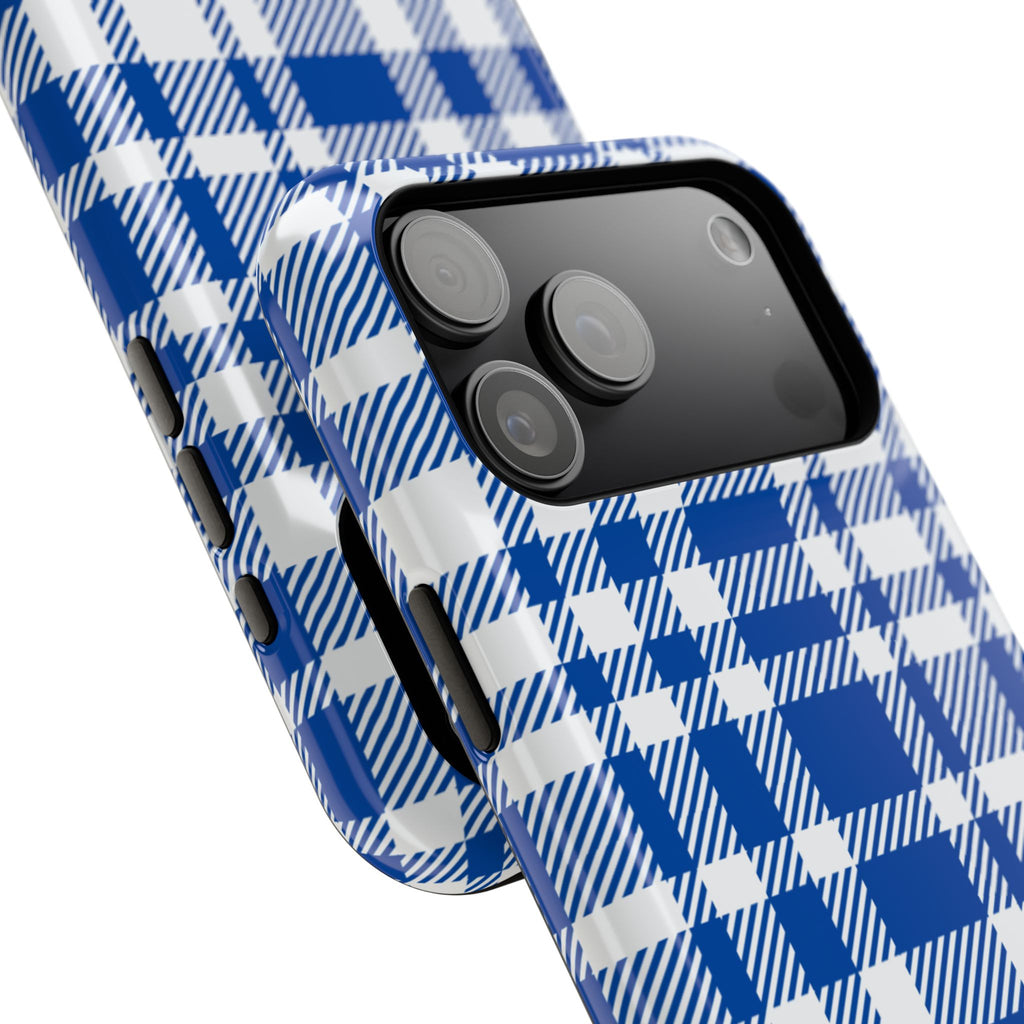 Royal Blue & White Interlude MagSafe Phone Case