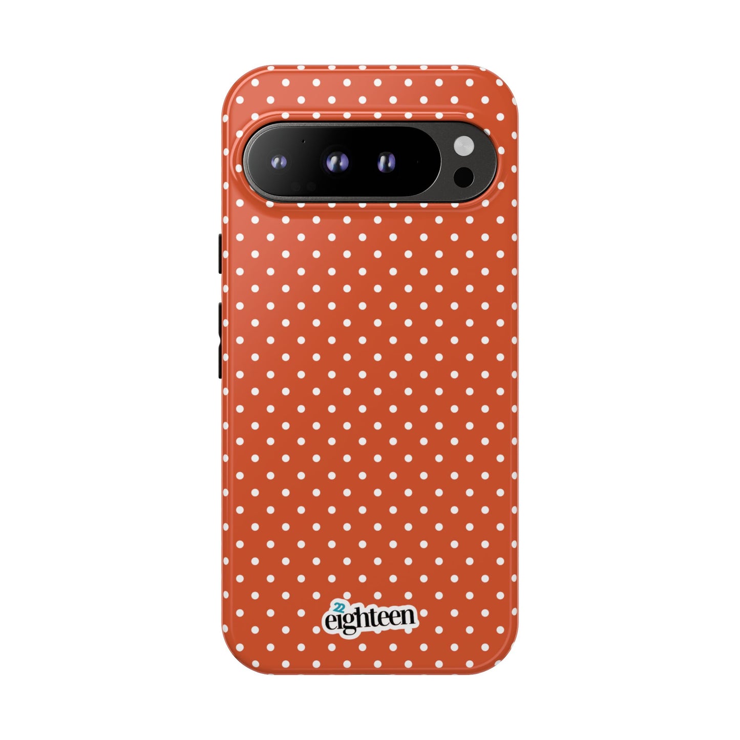 Harvest Orange Dotty Tough Phone Case