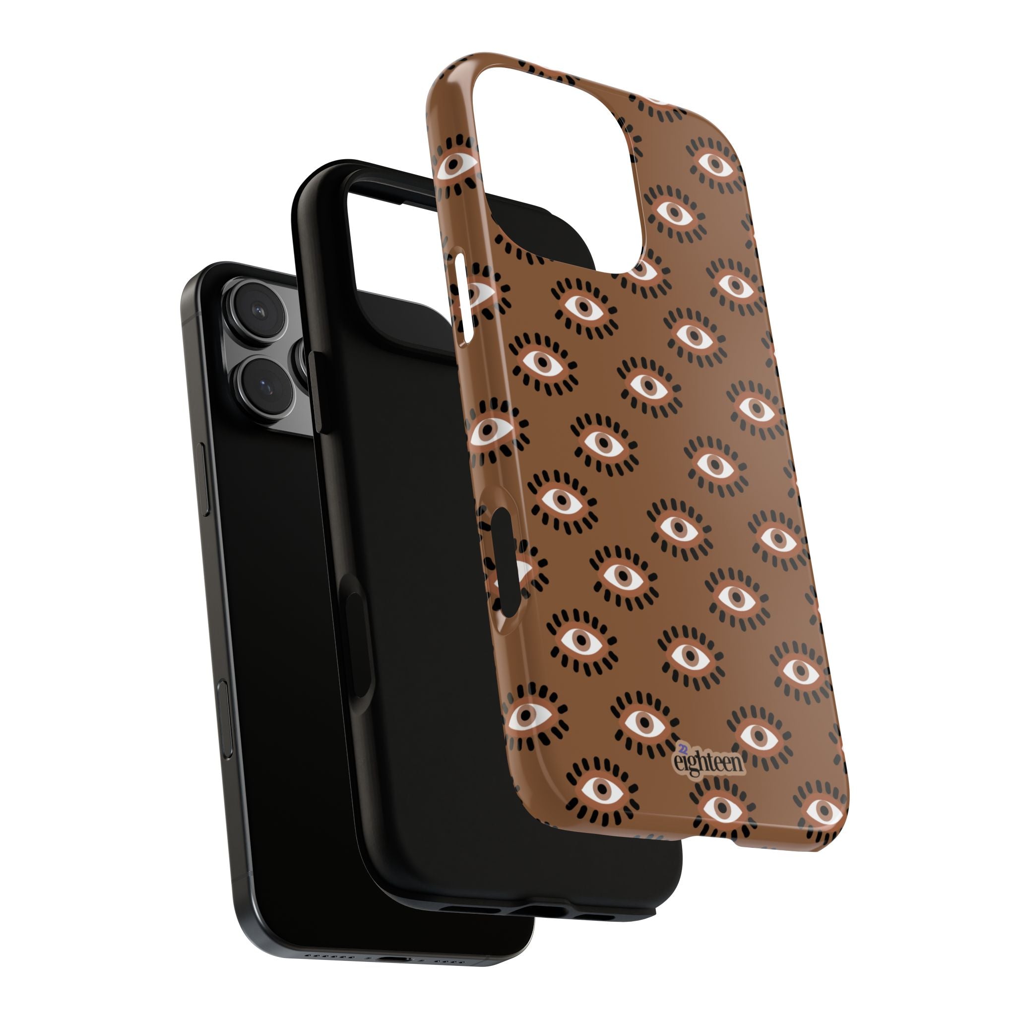 Brown Gaze Tough Phone Case