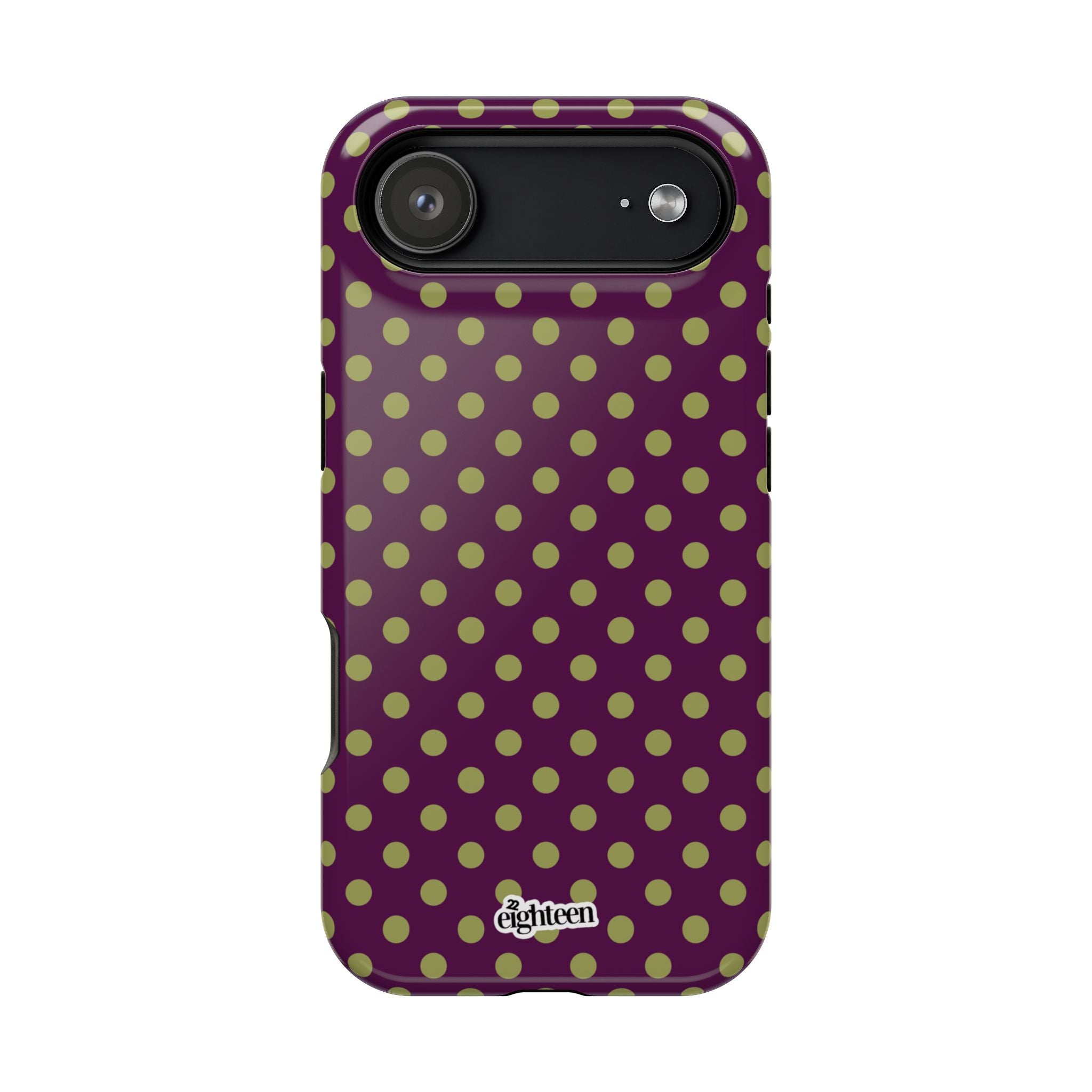 Deep Burgundy & Acacia Dot Theory MagSafe Phone Case