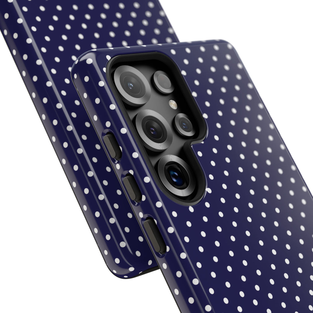Deep Blue Dotty Phone Case