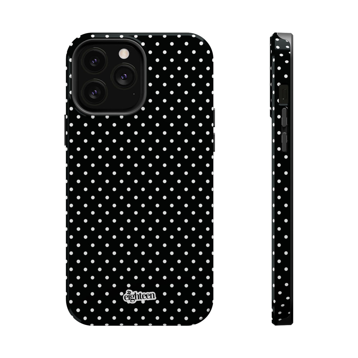 Black Dotty MagSafe Phone Case