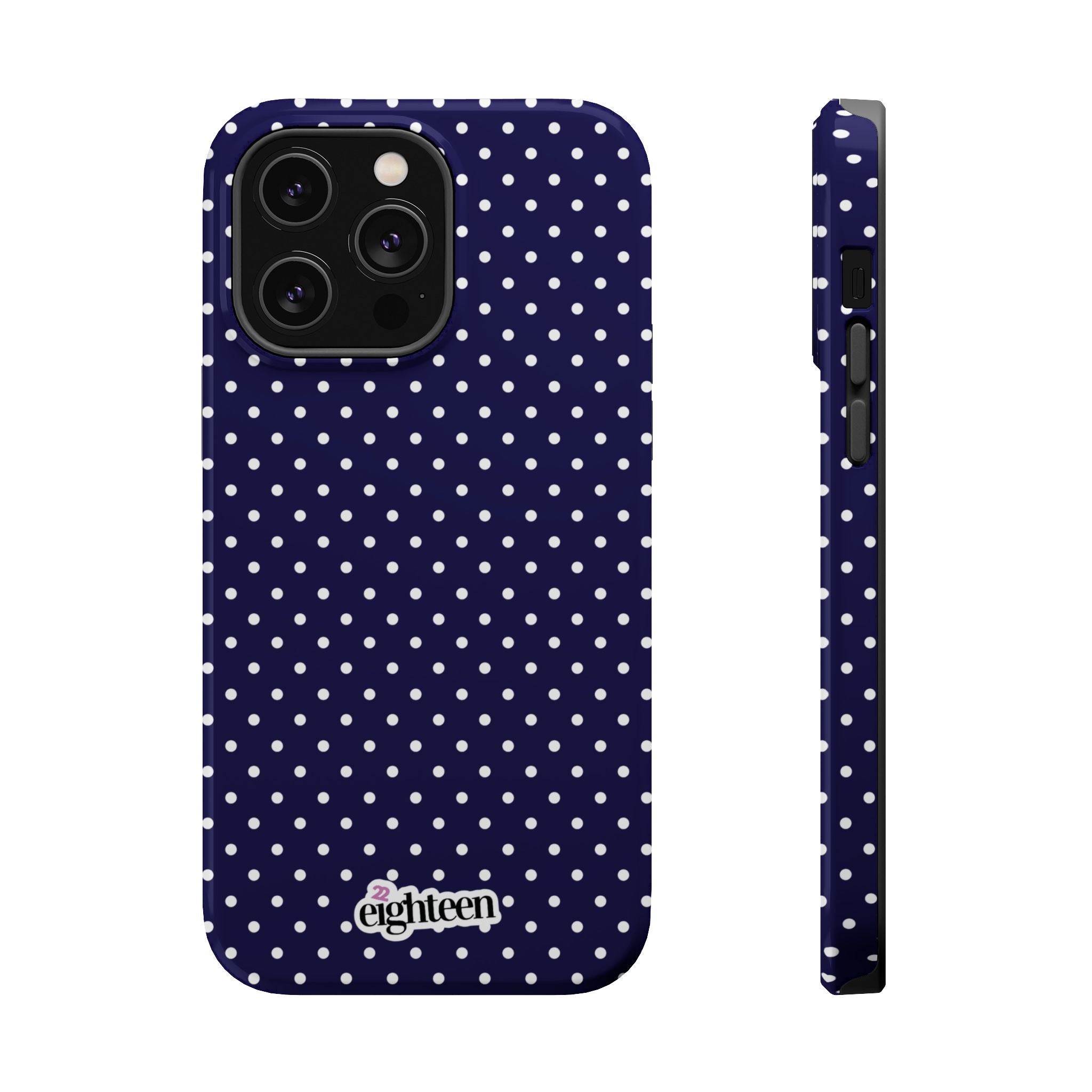Deep Blue Dotty MagSafe Tough Case