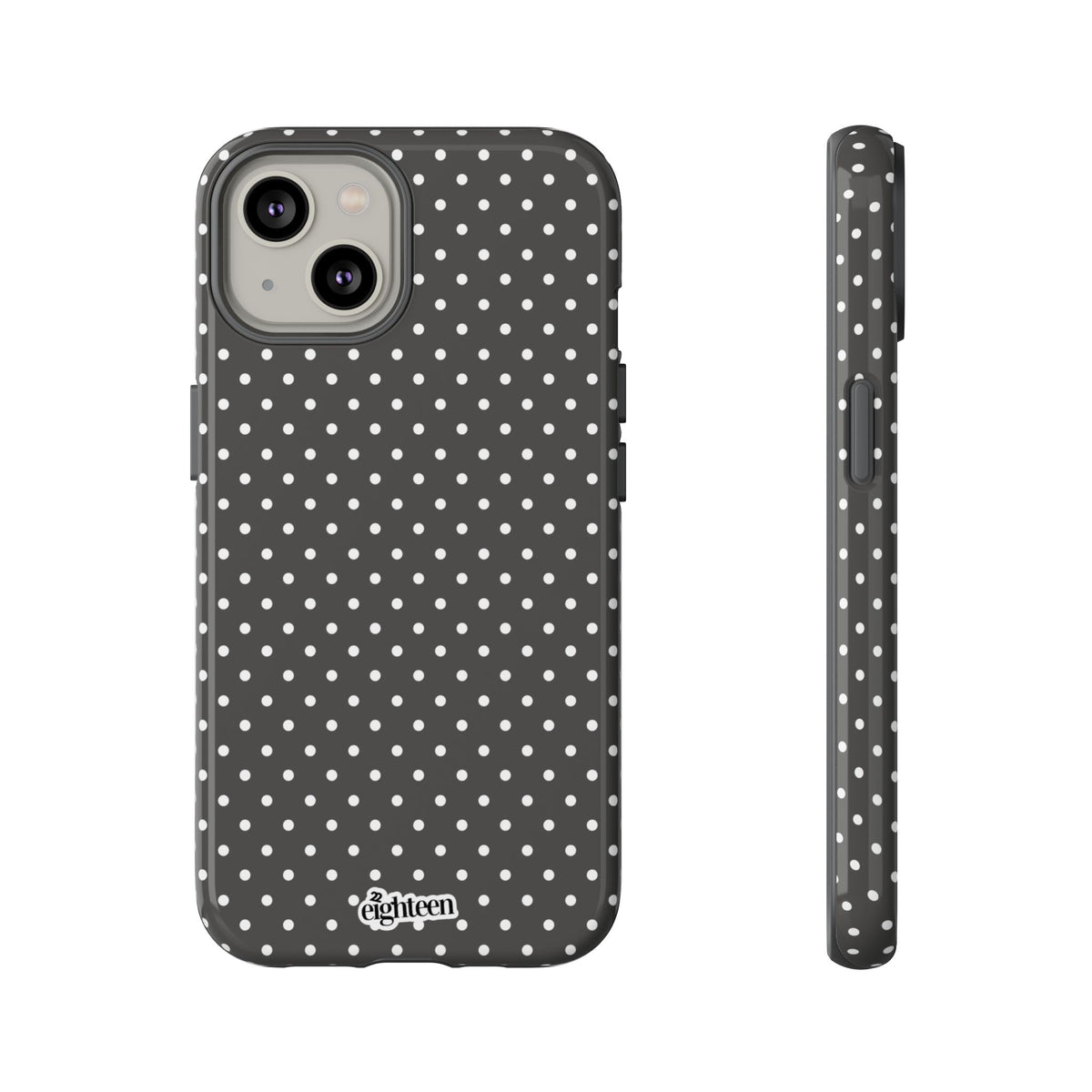 Charcoal Dotty Phone Case
