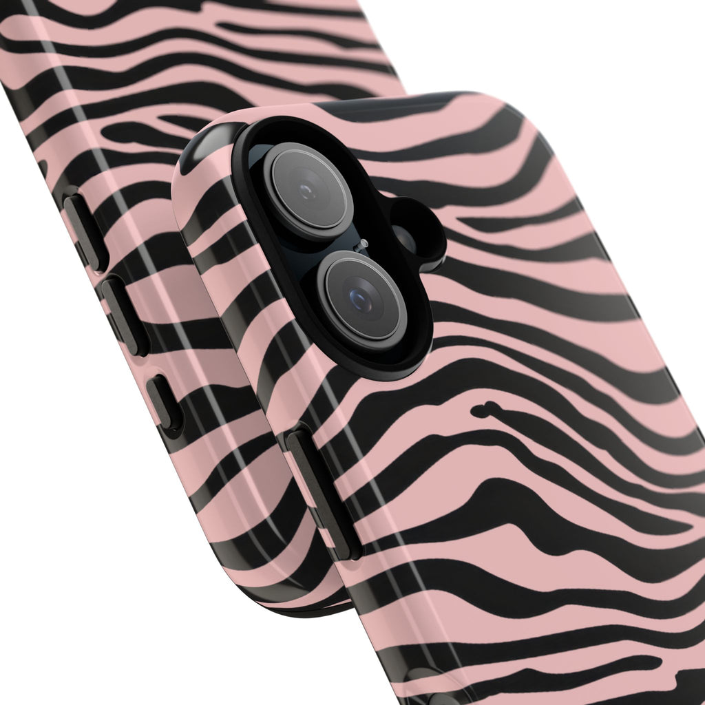 Pink Saharan Stripe Tough Phone Case