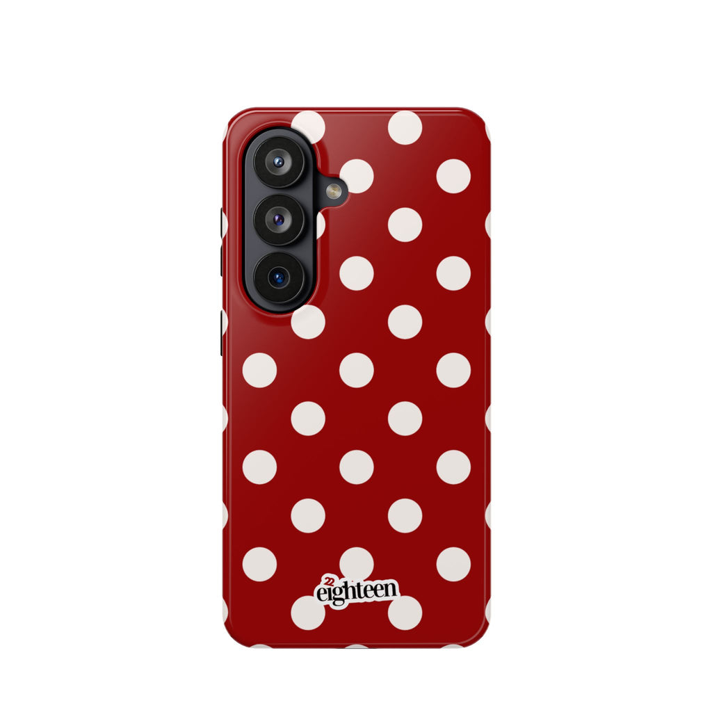 Crimson & Cream Dot Theory MagSafe Tough Case