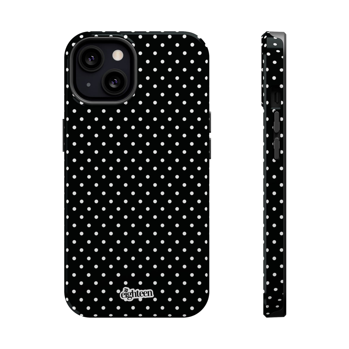 Black Dotty MagSafe Phone Case