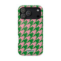 Pink Salmon & Apple Green Staccato MagSafe Phone Case