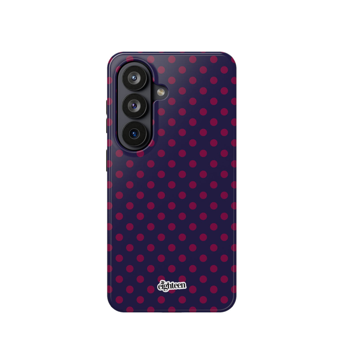 Night Blue & Burgundy Dot Theory MagSafe Tough Case