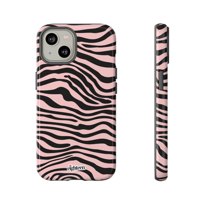 Pink Saharan Stripe Tough Phone Case