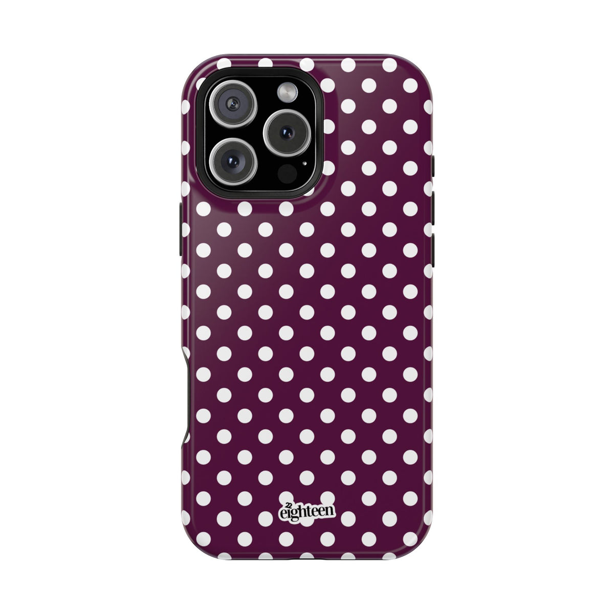 Maroon & White Dot Theory MagSafe Tough Case