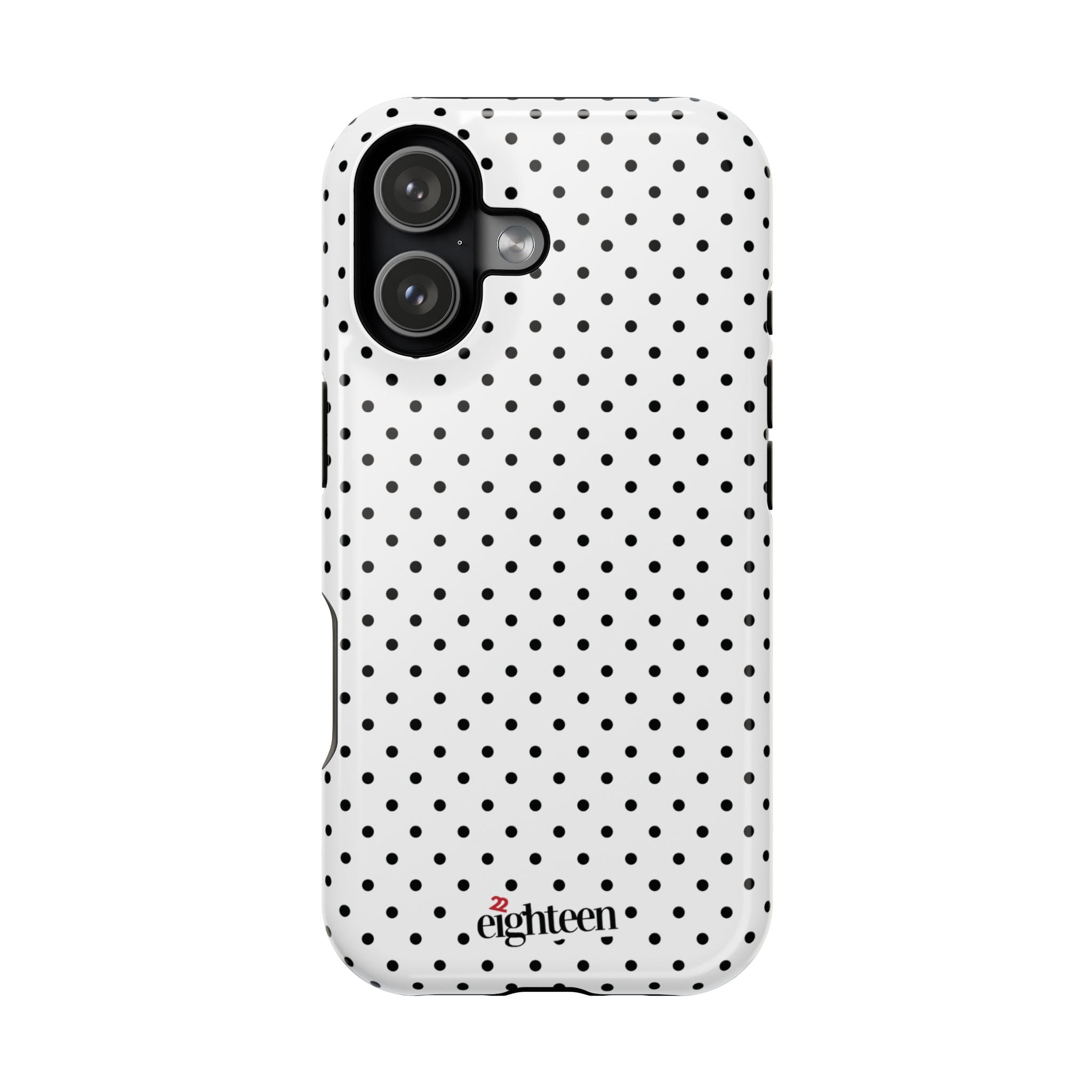White Dotty MagSafe Phone Case