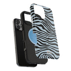 Blue Saharan Stripe MagSafe Phone Case
