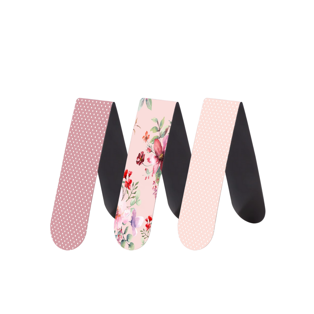 Dainty Floral Magnetic Bookmark 3-PK