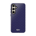 Deep Blue Dotty Phone Case