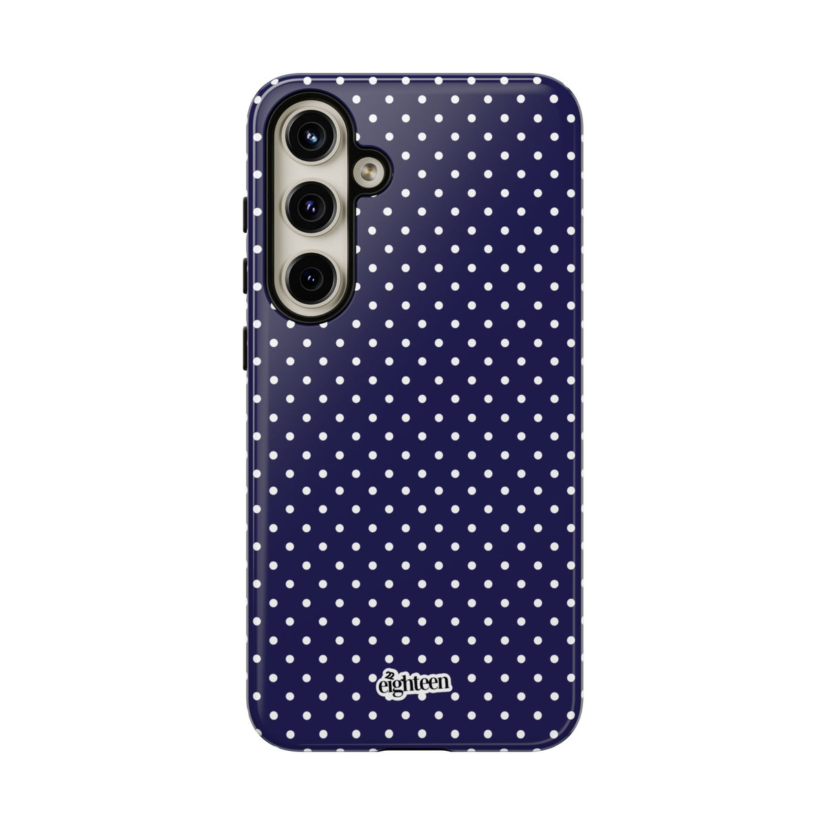 Deep Blue Dotty Phone Case