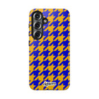 Royal Blue & Gold Staccato Phone Case