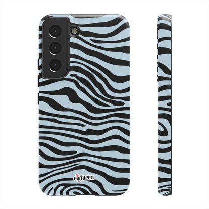 Blue Saharan Stripe Tough Phone Case