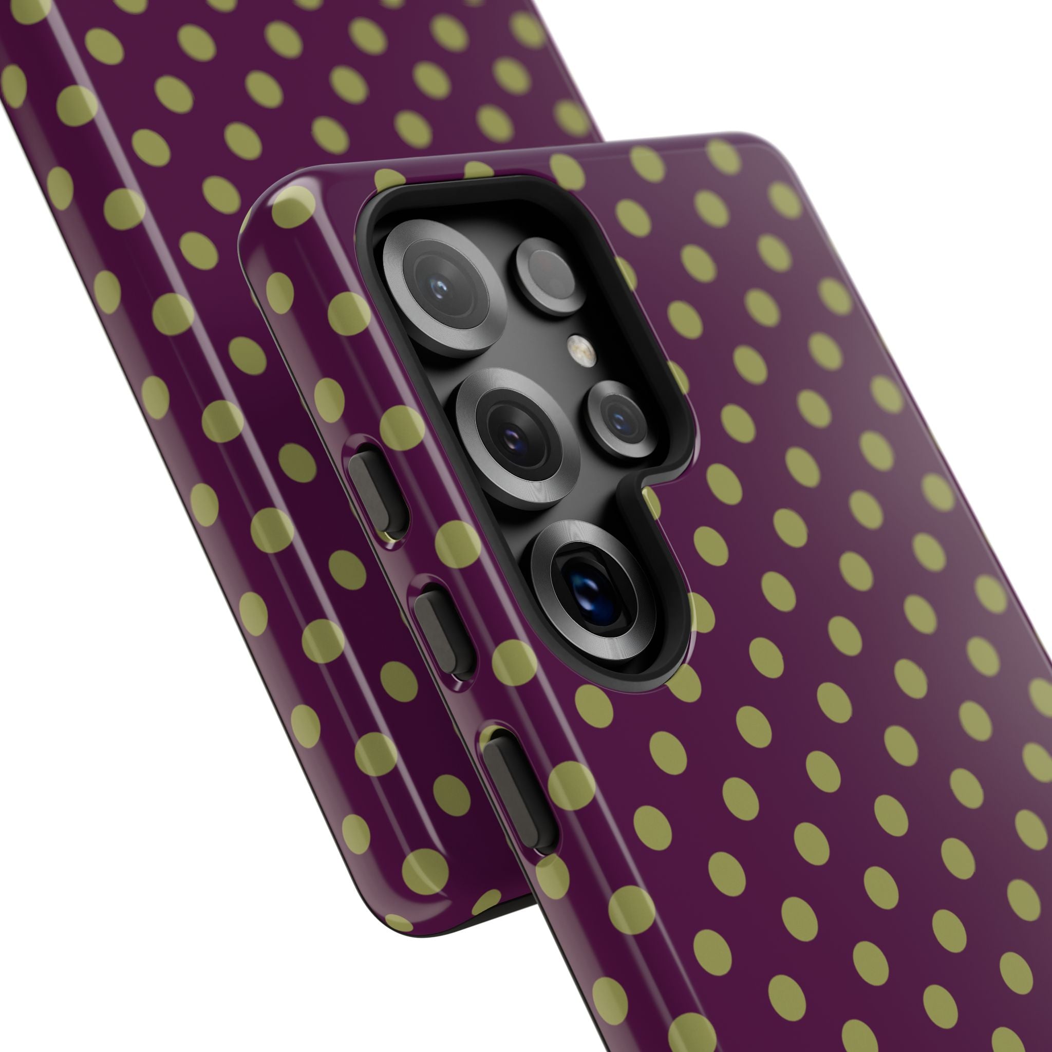 Deep Burgundy & Acacia Dot Theory Phone Case