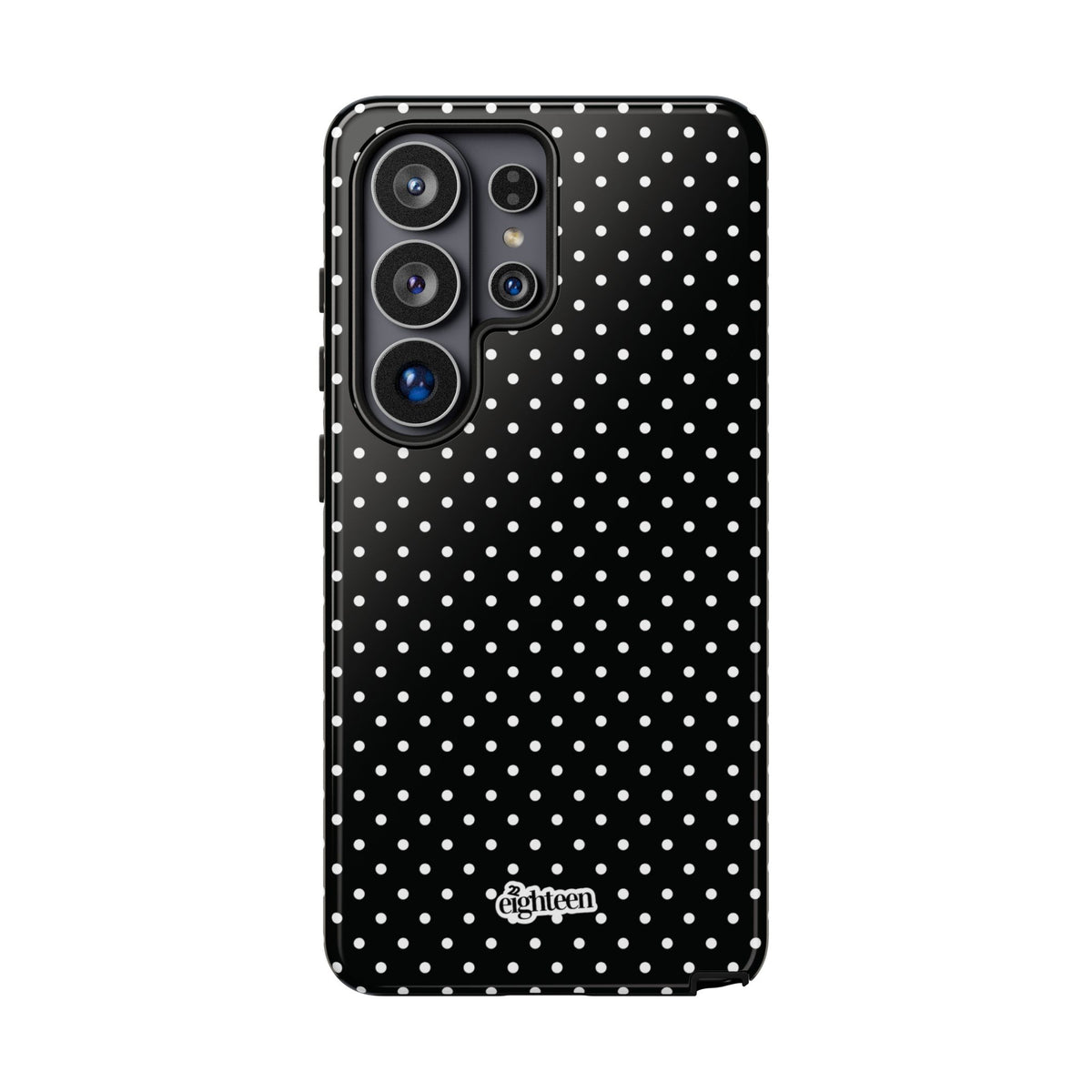 Black Dotty Phone Case