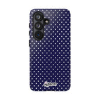 Deep Blue Dotty Tough Phone Case