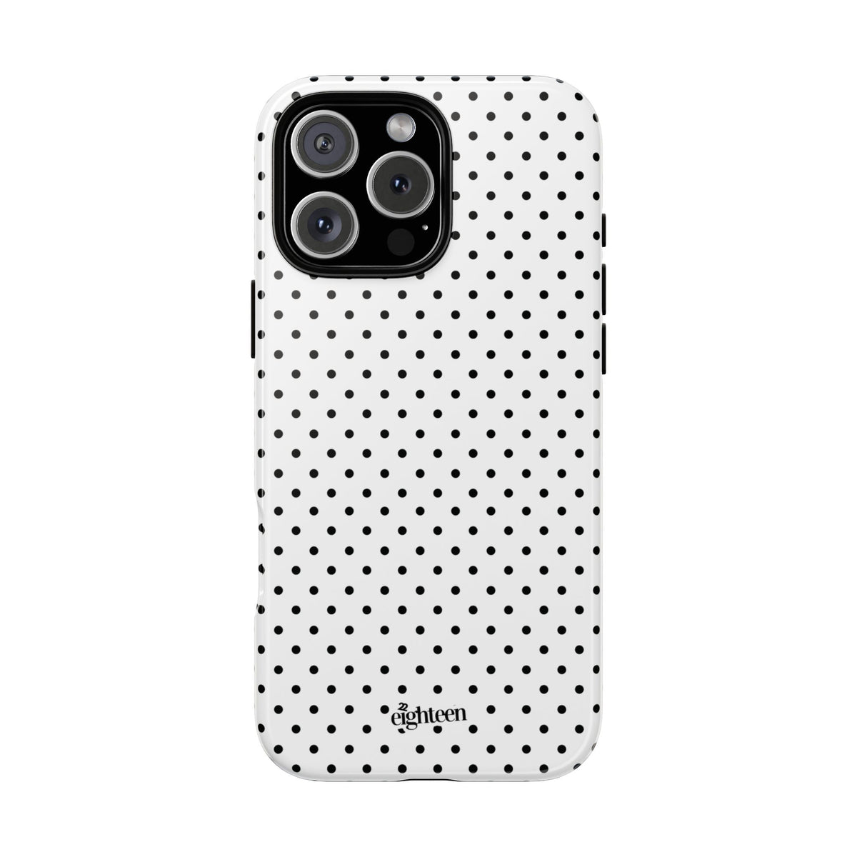 White Dotty Phone Case