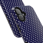 Deep Blue Dotty MagSafe Phone Case