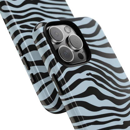 Blue Saharan Stripe Tough Phone Case