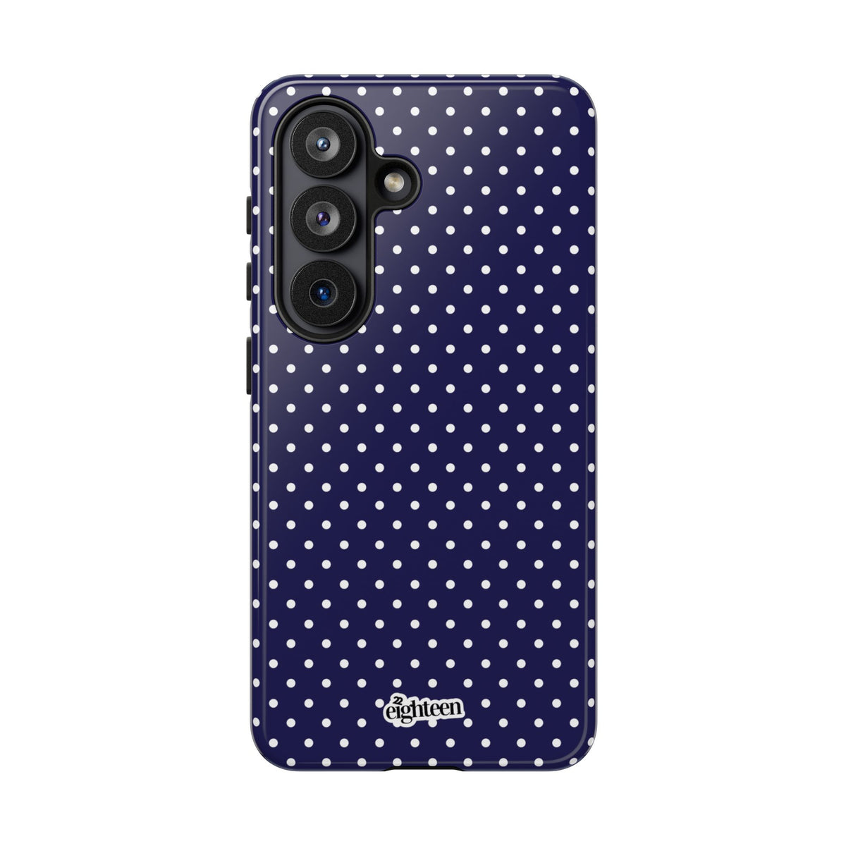 Deep Blue Dotty Phone Case