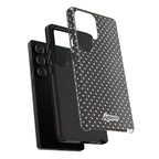 Charcoal Dotty Tough Phone Case