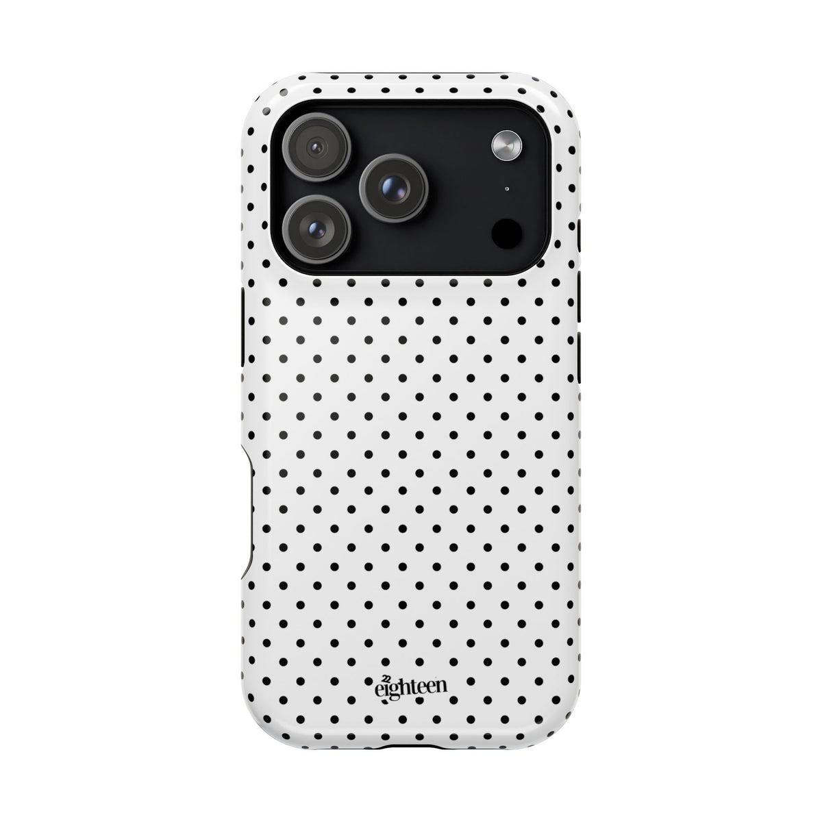 White Dotty MagSafe Phone Case