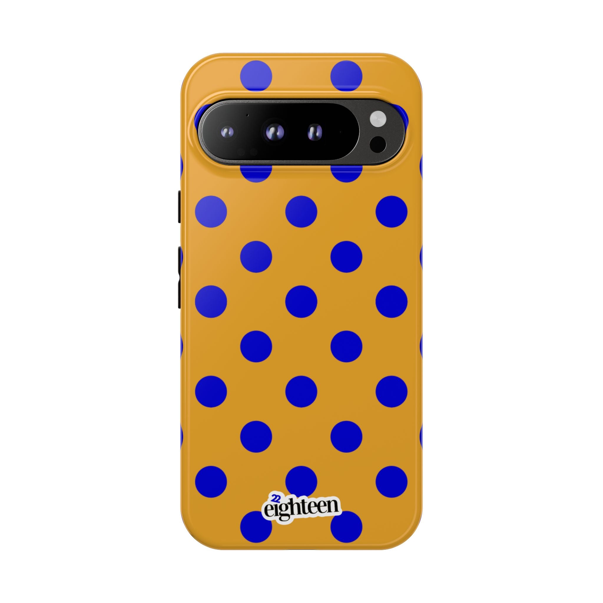 Royal Blue & Gold Dot Theory Tough Phone Case