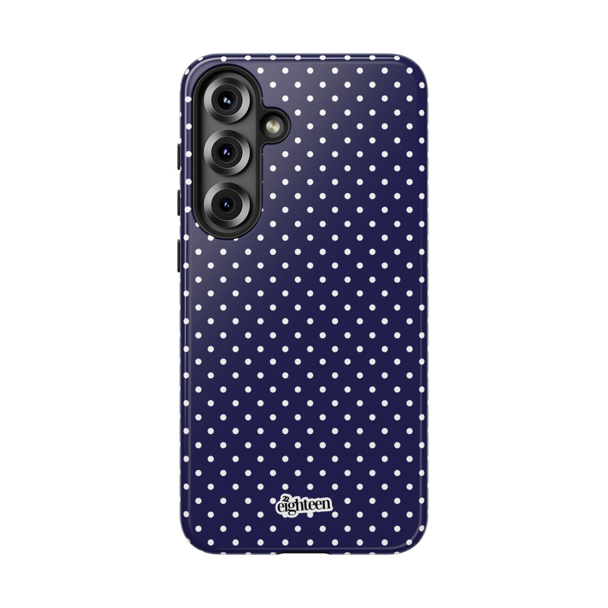 Deep Blue Dotty Phone Case