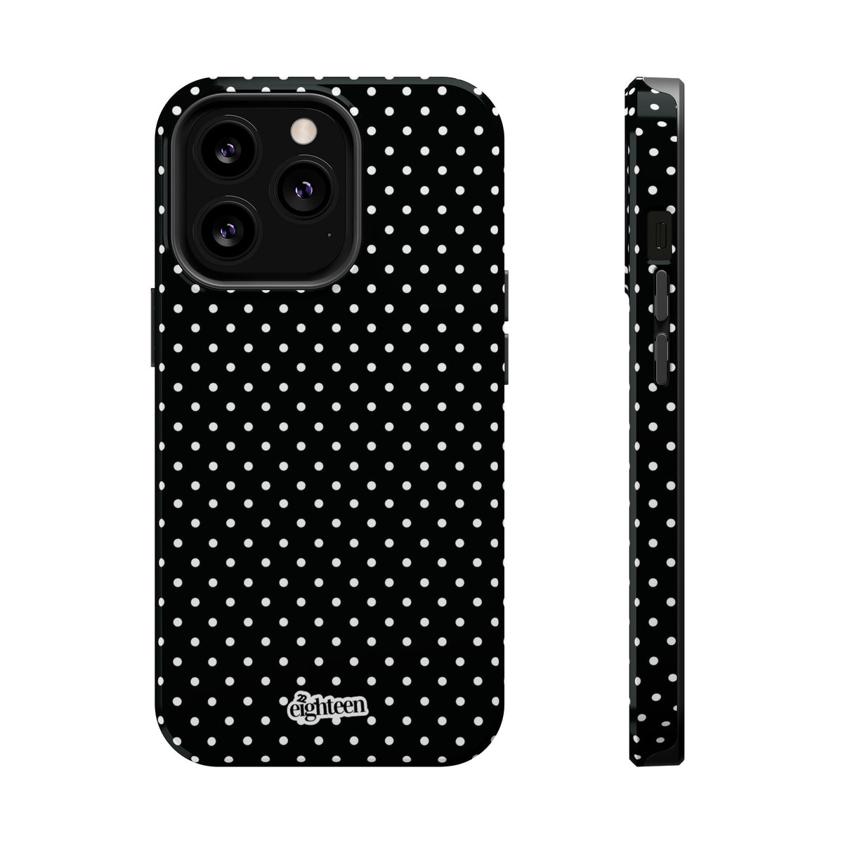 Black Dotty MagSafe Phone Case