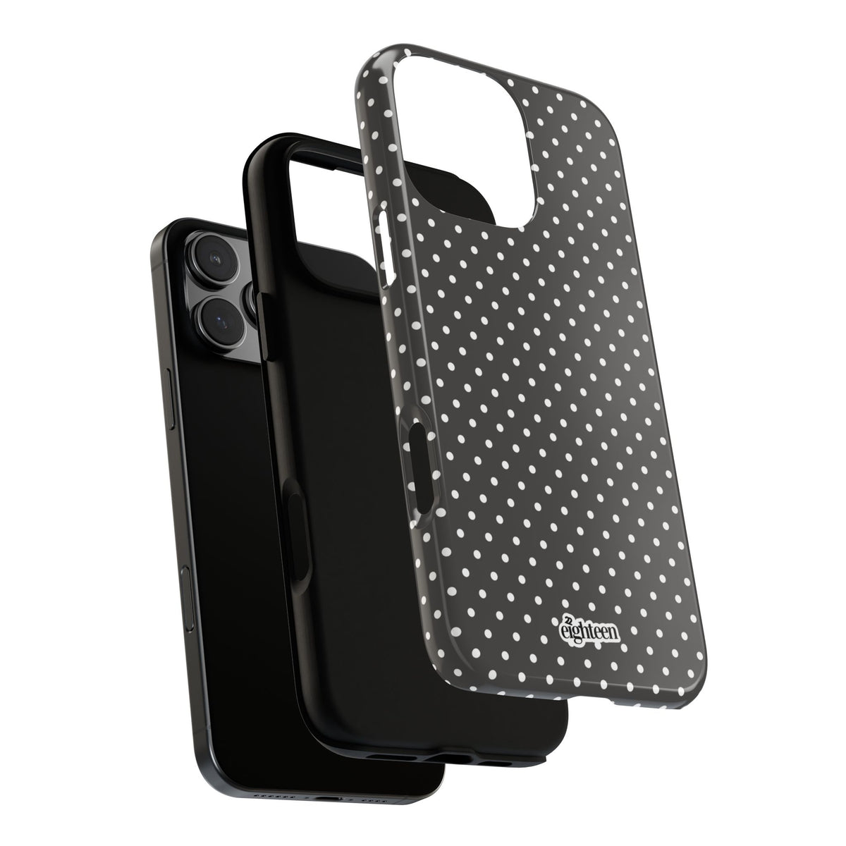 Charcoal Dotty Phone Case