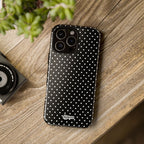 Black Dotty Phone Case