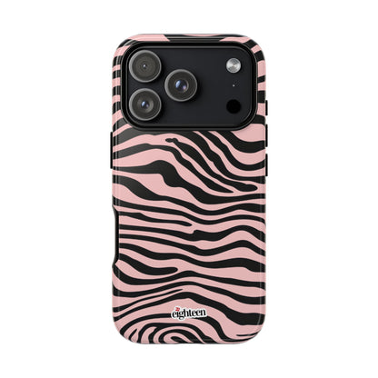 Pink Saharan Stripe Tough Phone Case