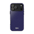 Deep Blue Dotty Phone Case