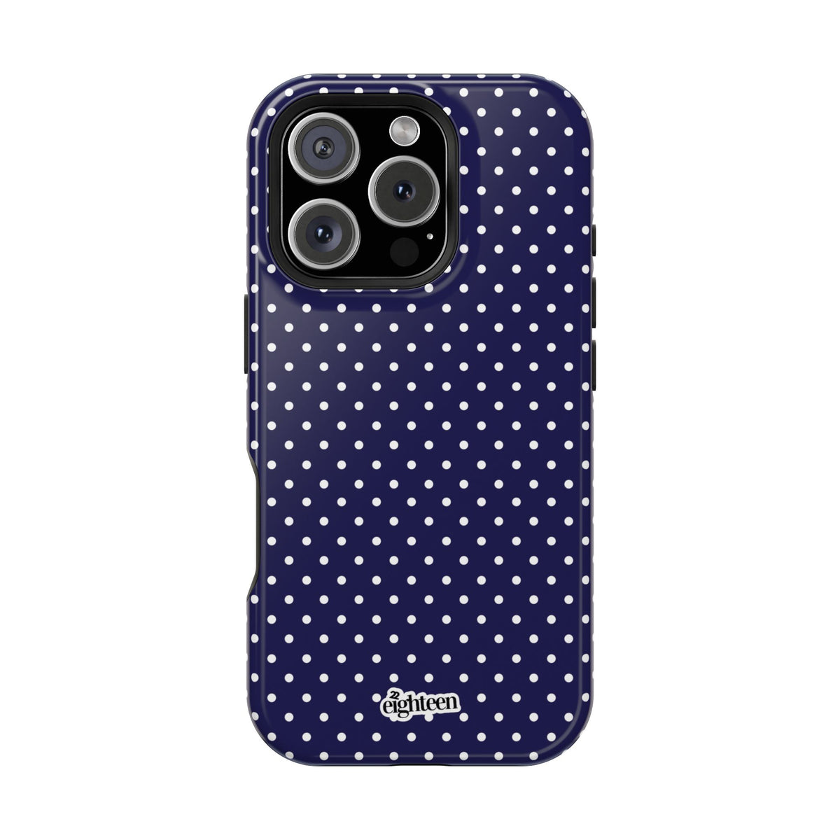 Deep Blue Dotty MagSafe Phone Case