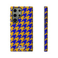 Royal Blue & Gold Staccato Phone Case