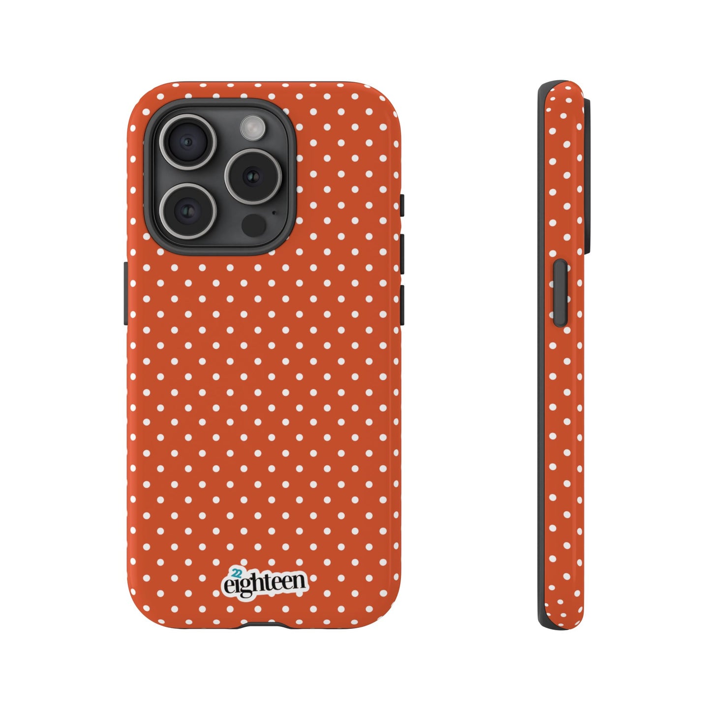Harvest Orange Dotty Tough Phone Case