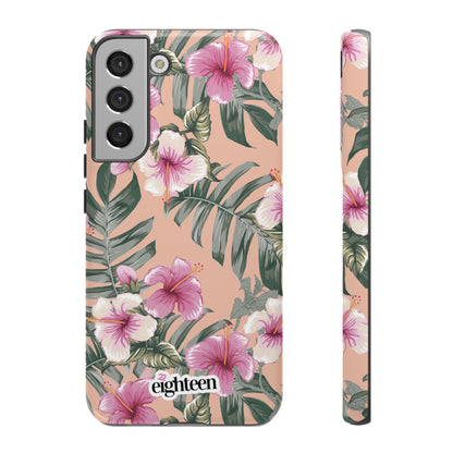 Hibiscus Haze Tough Phone Case
